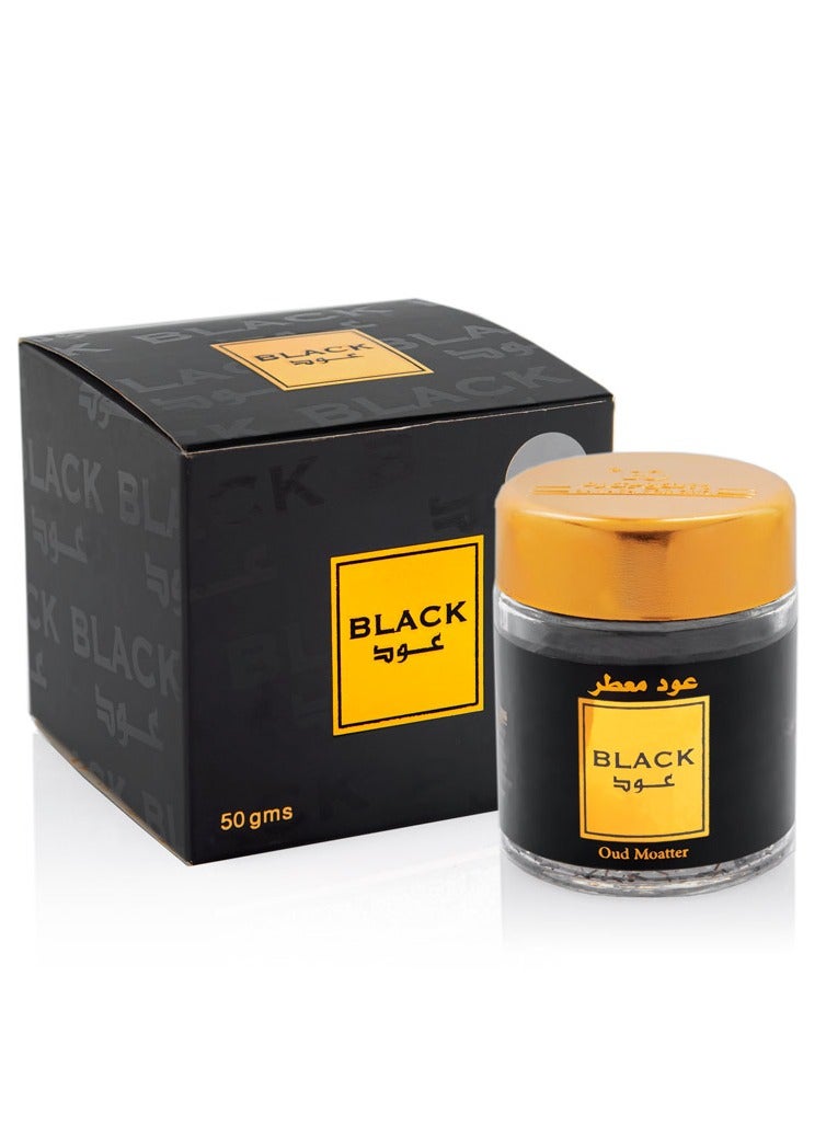 Banafa Bakhoor Oud Moattar Black- 50g - Image 2