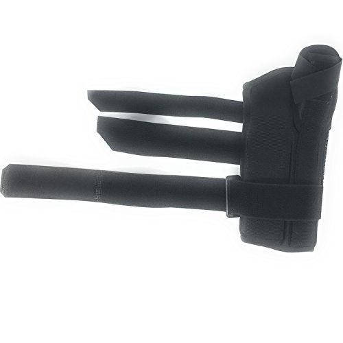 OTC Wrist-Thumb Splint, 8-Inch Adult for Men and Women, Lightweight Breathable, Black, Large - Image 5