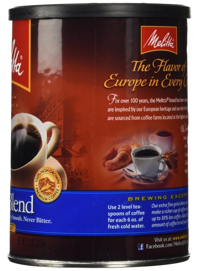 Melitta Classic Blend Medium Roast Ground Coffee, 11-Ounce (Pack Of 4) - Image 2
