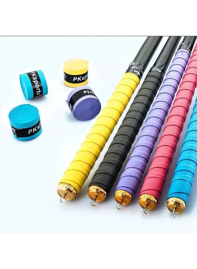 Mixed Color 4pcs Sports Grip Tape Moisture Wicking Non Slip for Rackets Fishing Rod Bicycles - Image 2