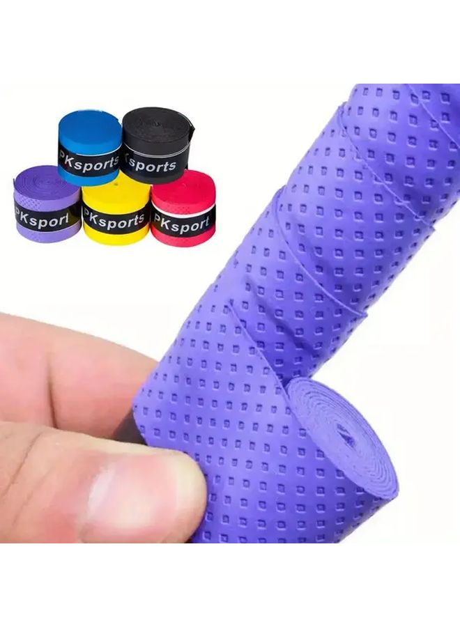 Mixed Color 4pcs Sports Grip Tape Moisture Wicking Non Slip for Rackets Fishing Rod Bicycles - Image 1