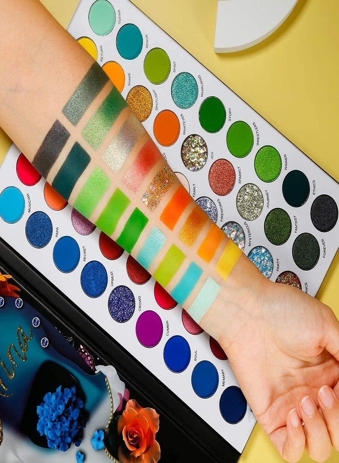 VBA Makeup Pallet Glitter Eye Shadows Palette Professional 54 Color Board 300 g (MULTICOLOR) - Image 3