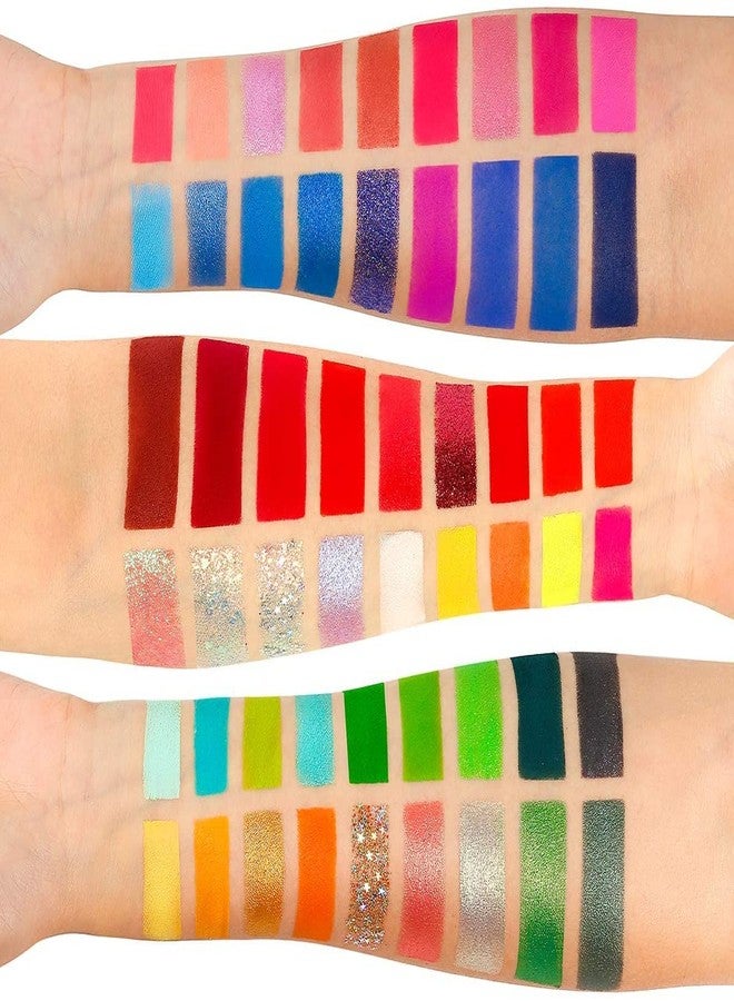 VBA Makeup Pallet Glitter Eye Shadows Palette Professional 54 Color Board 300 g (MULTICOLOR) - Image 4
