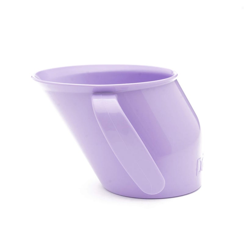 Digead Doidy Cup, 6 Months +, Baby & Toddler First Open Cup, Ergonomic Slanted Design for Training & Learning to Drink, weaning Essentials for Milk & Water (Lilac) - Image 1
