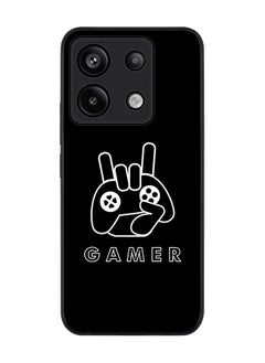 Rugged Black Edge Case for Xiaomi Redmi Note 13 Pro 5G, Slim fit Soft Case Flexible Rubber Edges Anti Drop TPU Gel Thin Cover -  Gamer