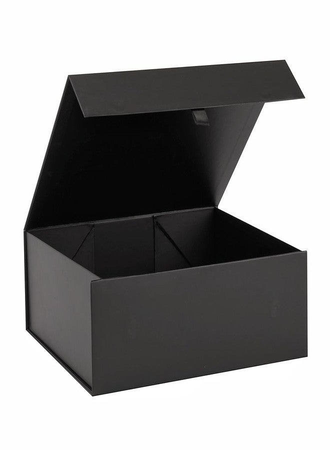 PLINJOY Black Gift Box Large 13.5x11.8x4.7 Inches, Black Gift Boxes for Presents with Magnetic Closure Lid, Luxury Gift Box Rectangle Collapsible Boxes for Gift Packaging - Image 1