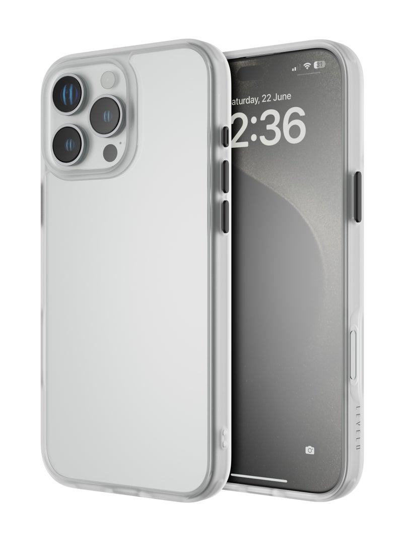 LEVELO iPhone 16 Pro Case Full-coverage Phone Case Military-Grade Drop Protection iPhone 16 Pro Cover Delay Yellowing Wear-resistant Anti Scratch And Fingerprint 16 Pro Phone Case Ultra Slim Extra Raised Edge - Image 1