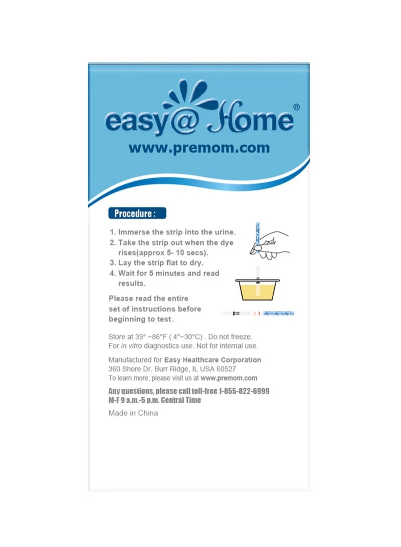 Easy@Home Ovulation Test 25 Tests  - Image 2