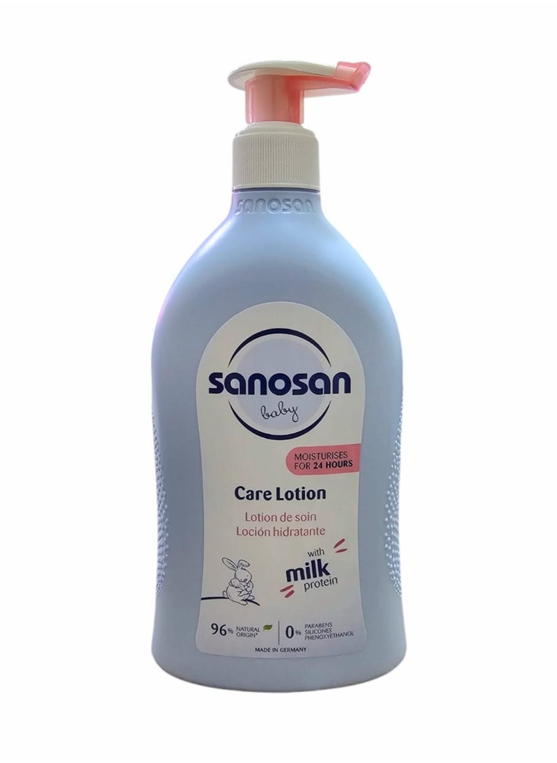 sanosan Baby Care Lotion Soothes And Moisturizes The Skin For 24 Hours For Children From Birth, 500 ml  - Image 1