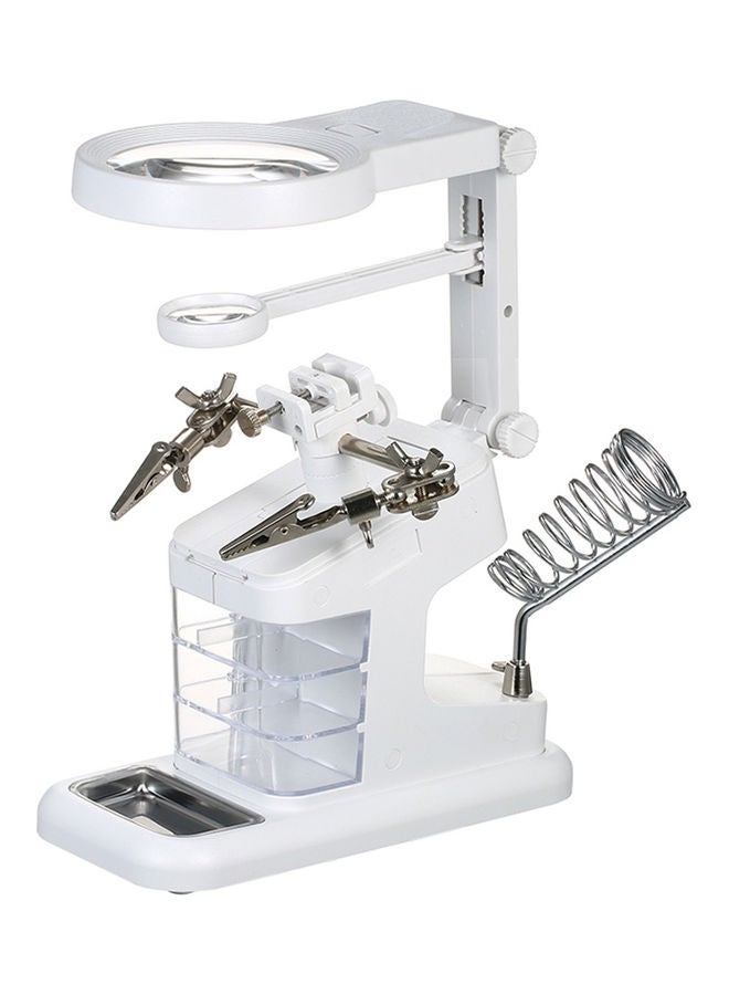 إسكدنيا عدسة مكبرة لسطح المكتب مزودة بإضاءة LED أبيض - Image 1