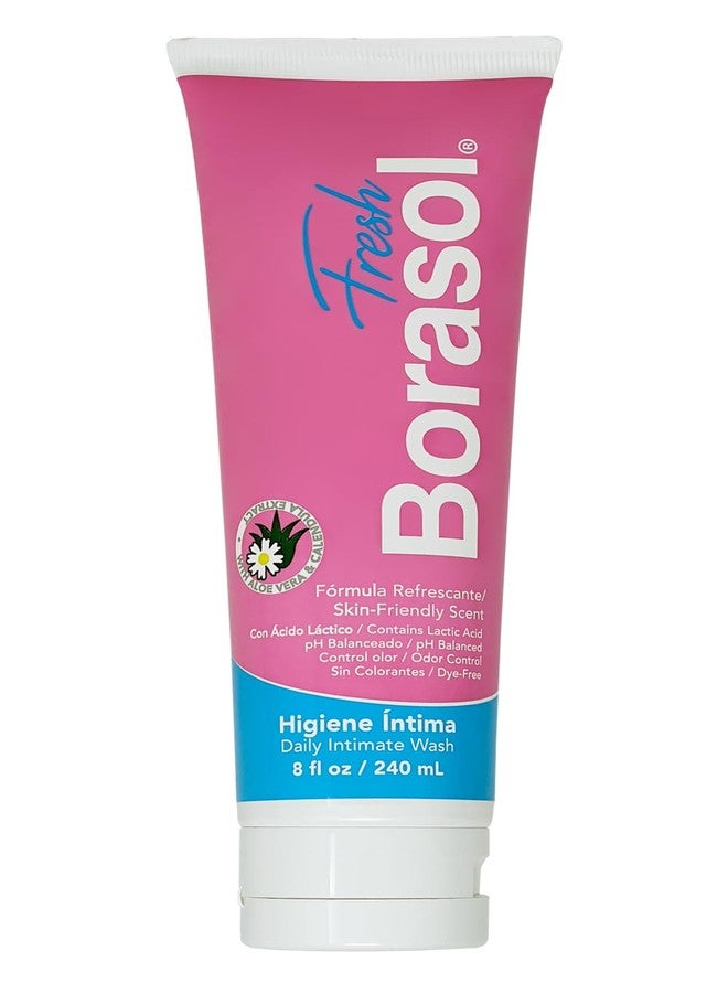 BORASOL Fresh Tube,Hydrating and Soothing Gel for Intimate Health with Aloe Vera feminine Care, Odor Control, pH Balance for Women, Ideal for Sensitive Skin, Perfect as Feminine Wash. - Image 1