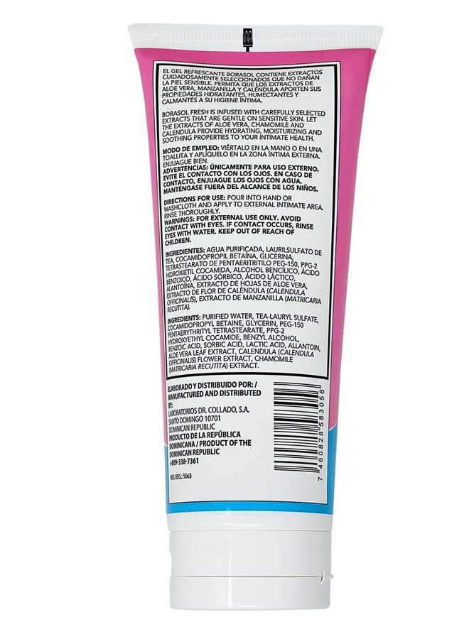 BORASOL Fresh Tube,Hydrating and Soothing Gel for Intimate Health with Aloe Vera feminine Care, Odor Control, pH Balance for Women, Ideal for Sensitive Skin, Perfect as Feminine Wash. - Image 2
