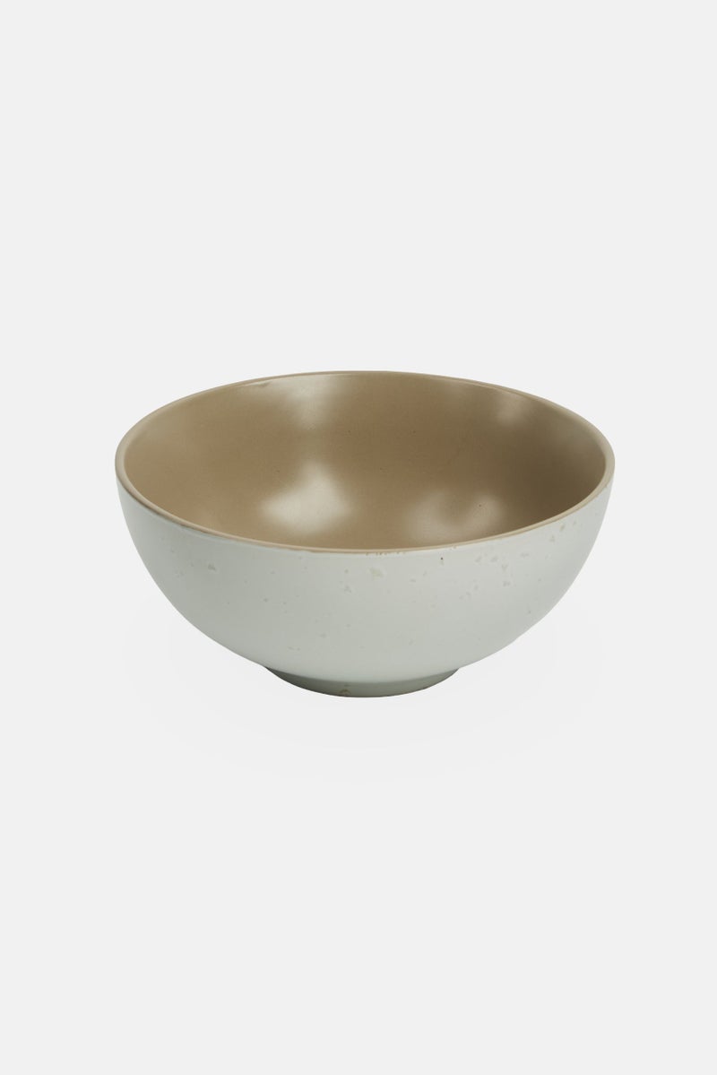 Ritzenhoff & Breker Ceramic Morelia Speckled Print Bowl 950 ml, Light Grey - Image 1
