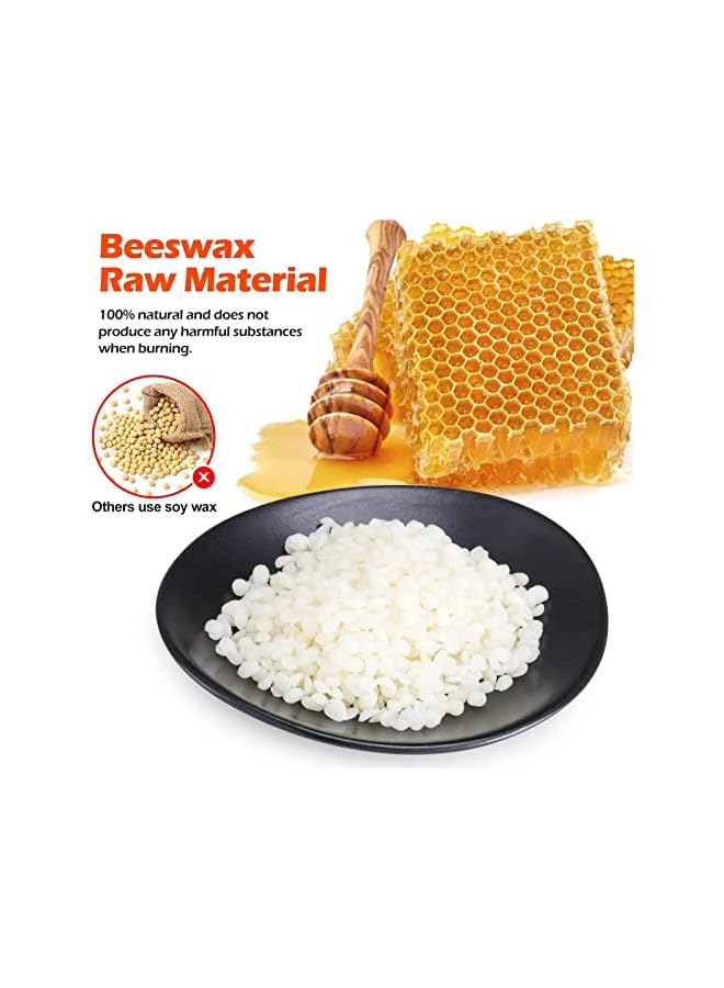 The Bros Scented Candle Making Tool DIY Candle Wax Cup Candle Making Kit Handmade Plant Essential Oil Tin Can Gift Set ，Easy to Make for Beginners Diy Starter Set (2) - Image 3