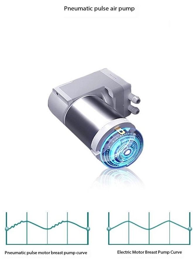 مضخة حليب كهربائية خفيفة الوزن وقابلة للارتداء ومريحة وصامتة ومضادة للتسرب وقوية - Image 3