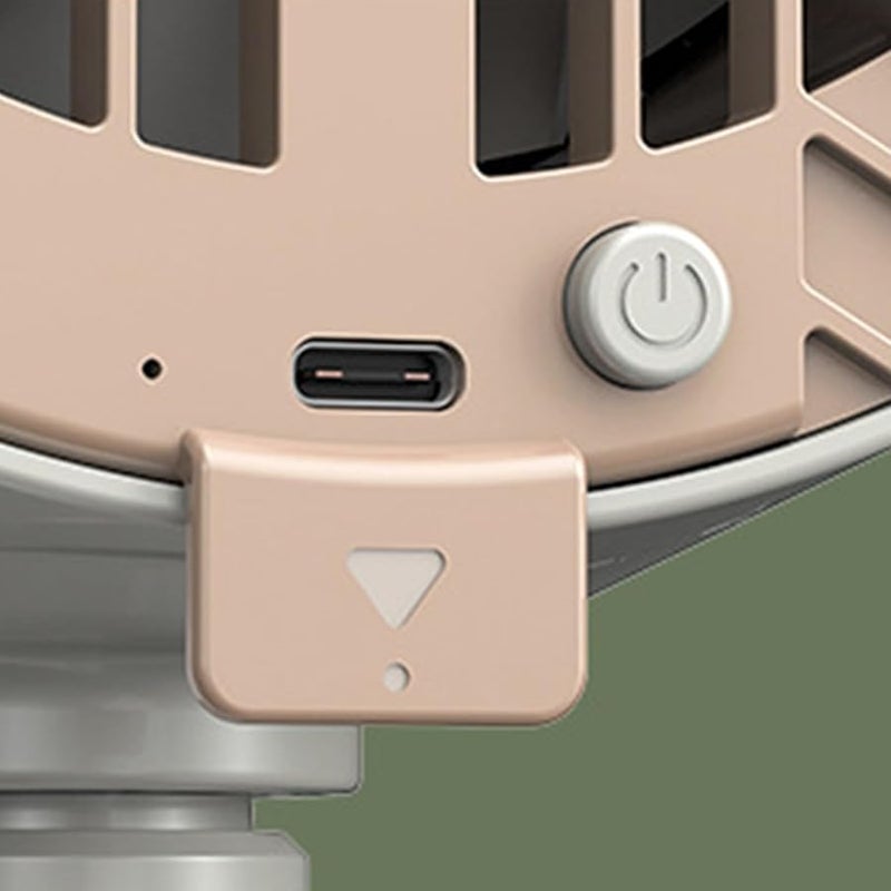 Milky White Rechargeable Low Noise Desktop Extractor Hood Portable For Outdoor BBQ - Image 5