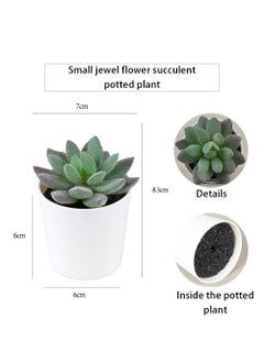 Maston 6Pcs Artificial Succulents, Fake Succulents Decoration, Imitation Succulents, Suitable for Home and Office, Imitation Succulents, Artificial Potted Plants  - Image 5