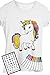 DaVinci in You Coloring Shirt Kit with 10 Fabric Markers Unicorn Mermaid Birthday Girl Gift Arts and Craftt - Image 3