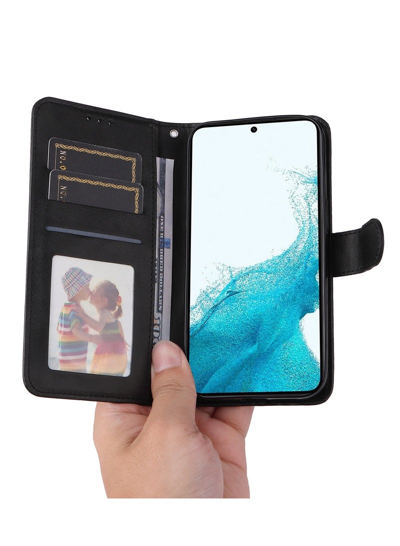 غطاء حماية جلدي لهاتف Samsung Galaxy A56 5G باللون الأسود - Image 5