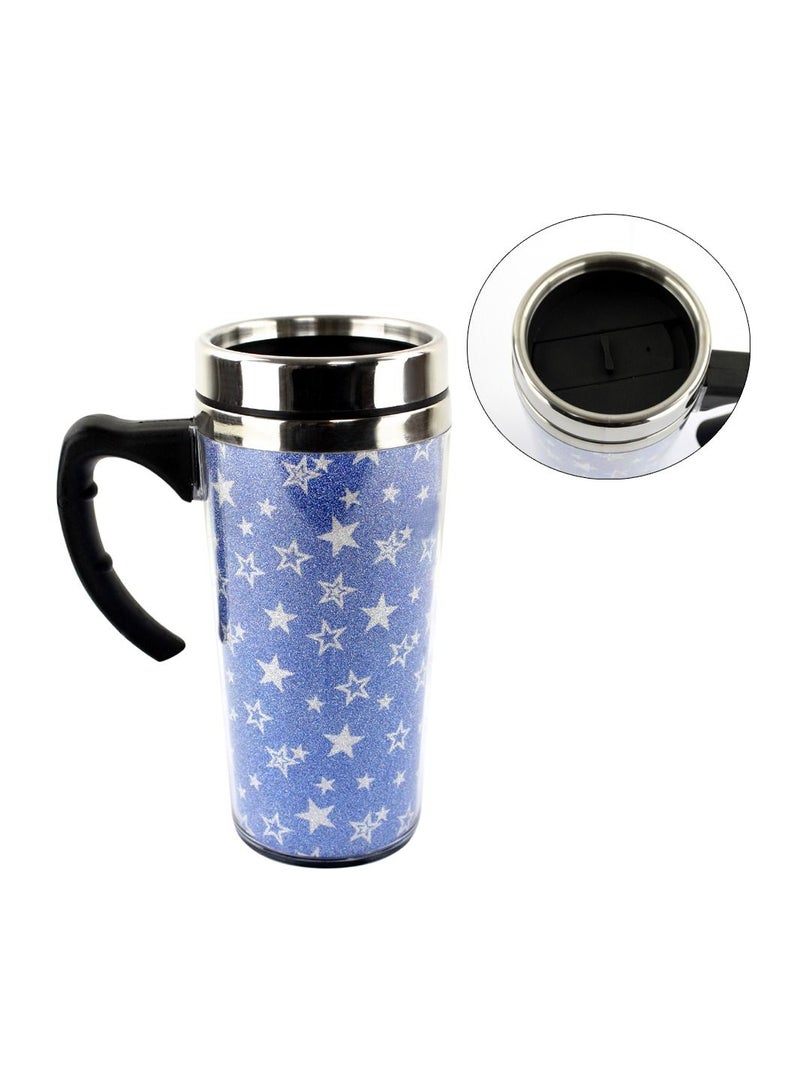 Home Smart Home Smart Reusable Travel Mug with Airtight Lid Insulated Tumbler Printed Mug for Travel Home Office or Any Outdoor Activity  - Image 4