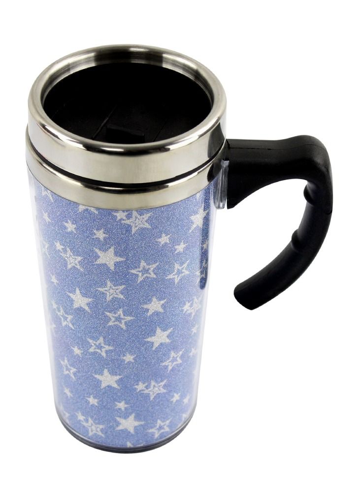 Home Smart Home Smart Reusable Travel Mug with Airtight Lid Insulated Tumbler Printed Mug for Travel Home Office or Any Outdoor Activity  - Image 3