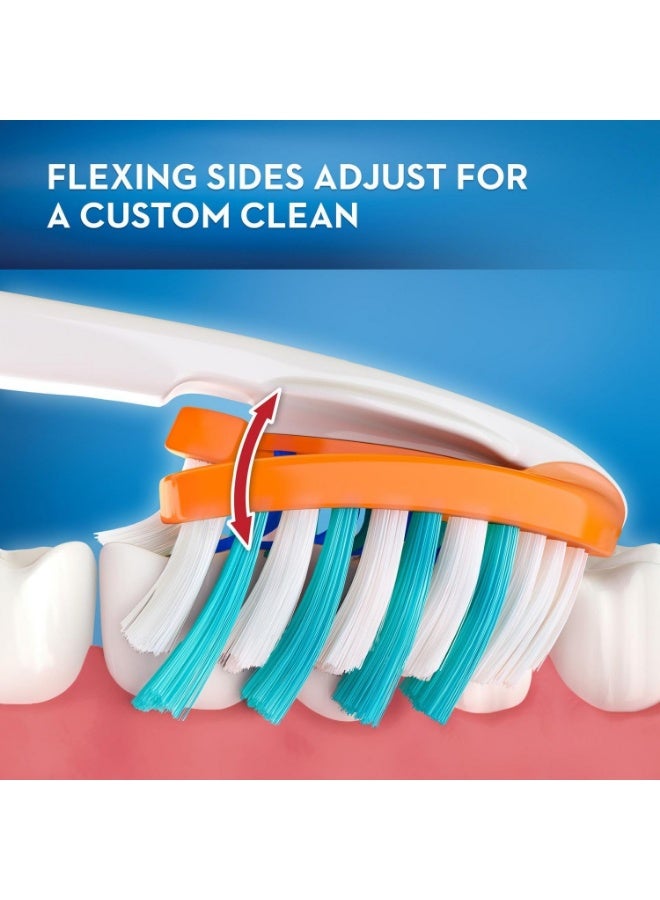 Oral-B Pro-Expert Clinic Line Pro-Flex 38 Medium Manual Toothbrush, Multi-Colored - Image 4