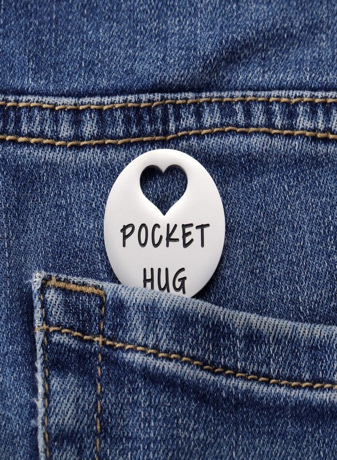 MIXJOY When Times are Tough Little Keepsake Pocket Hug Token & Greeting Card for Friends Family, Positivity Cheer Pick Me Up Mental Health Gift, Think of You Missing You Gift - Image 4
