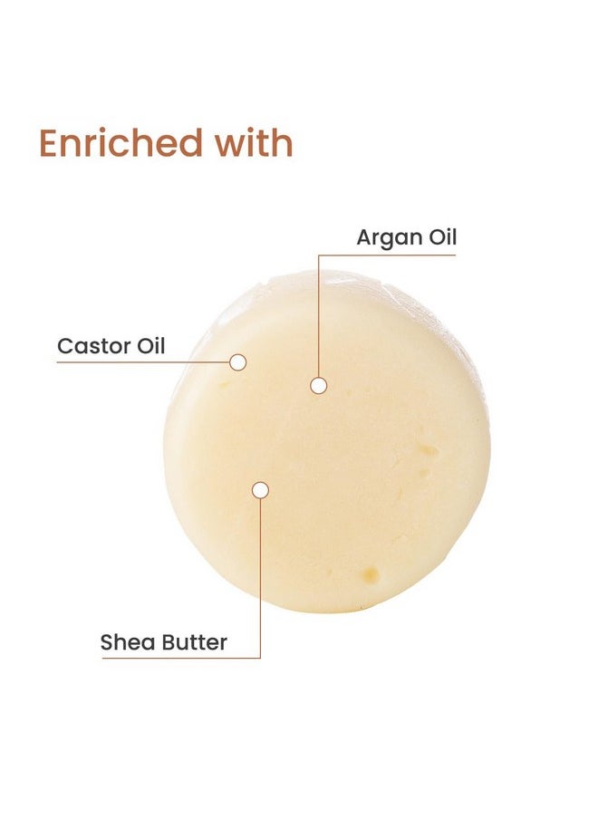 Earth Rhythm - Argan Conditioner Bar Deep Conditions Hair Balance Scalp Ph Levels Prevent Dryness Boost Shine Cardboard Box 80 Gram - Image 1