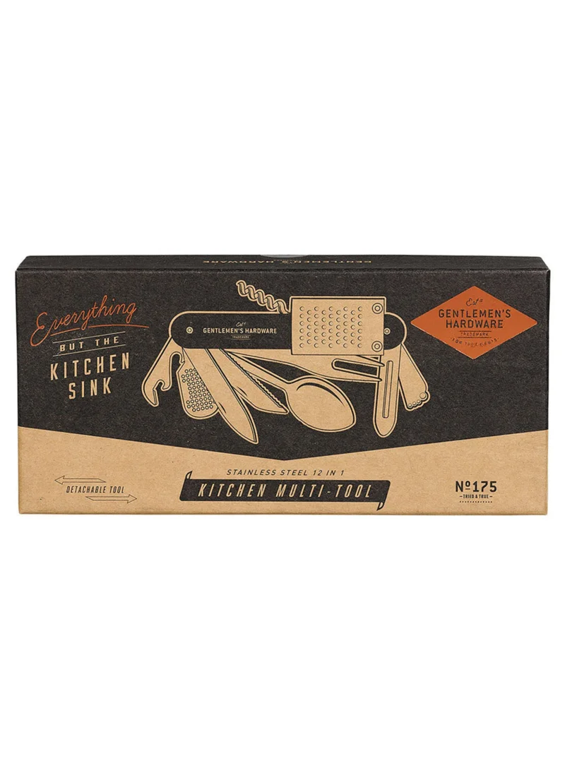 GENTLEMEN'S HARDWARE Kitchen Multi-Tool Brown/Silver
