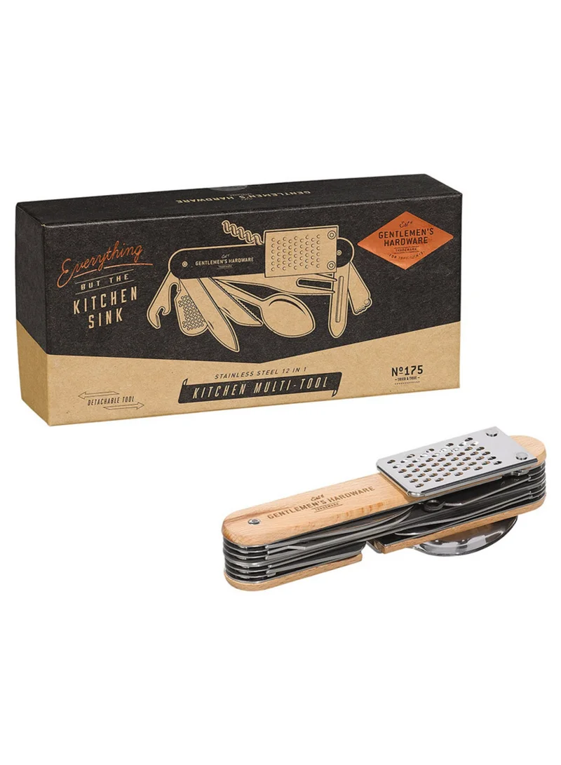GENTLEMEN'S HARDWARE Kitchen Multi-Tool Brown/Silver