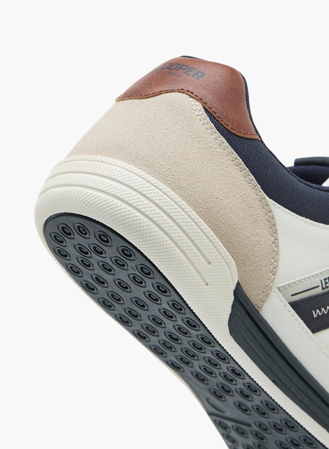 Lee Cooper Men's Panelled Sneakers with Lace-Up Closure - Image 5