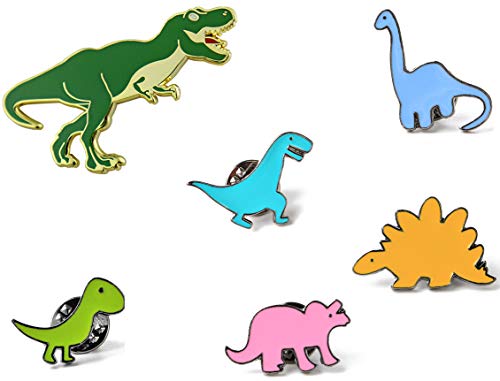 KimYoung Dinosaur Pins for Backpacks Jurassic Dinosaur Enamel Pin Set Cute Enamel Pins - Image 1