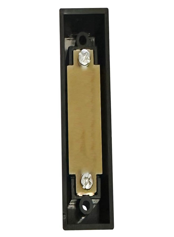 WESUA LED Lighted Doorbell Button Push Switch Wall Mounted For Chime Ring (BLACK) - Image 3