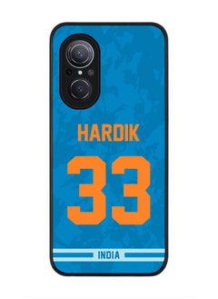 Stylizedd Rugged Black Edge Case for Huawei Nova 9 SE , Slim fit Soft Case Flexible Rubber Edges Thin Cover - Player Name - Hardik Pandya, Jersey Number- 33  - Image 1