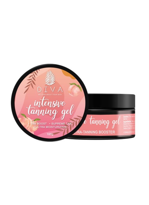 intensive tanning gel peach