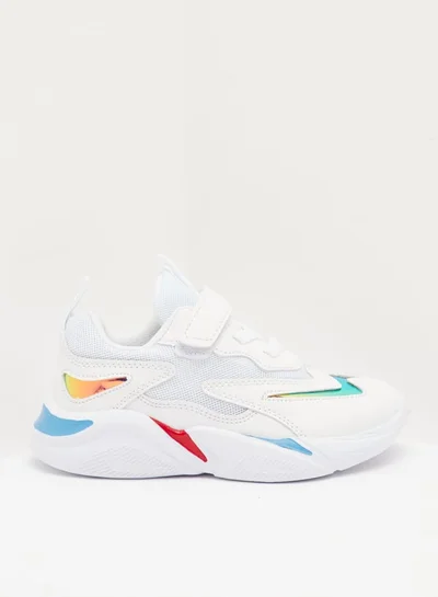 shoexpress Girls Low Top Sneakers with Hook and Loop Closure