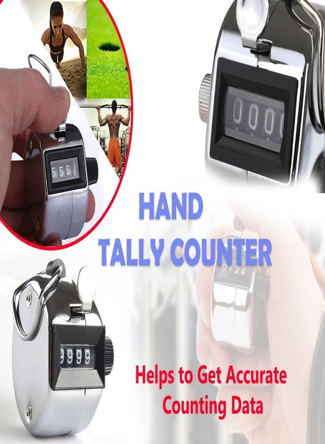 DeoDap, 4 Digits Manual Hand Tally Counter - Image 3