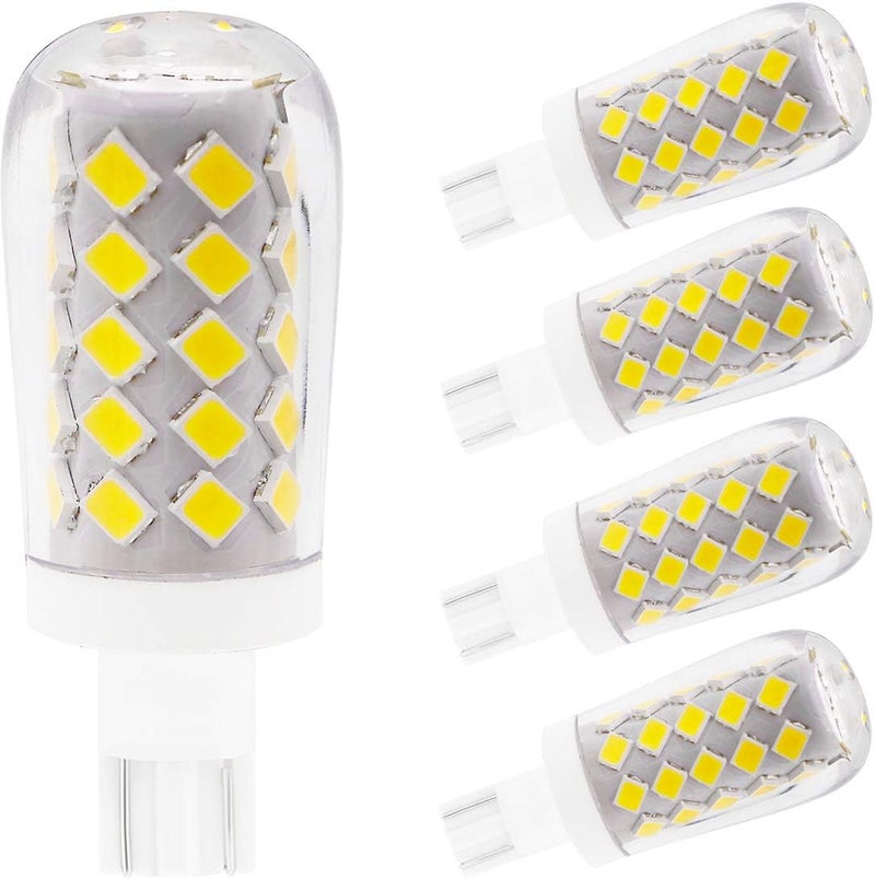 LEMENG 4W T10 Wedge Base RV 921 LED Light Bulb12VAC/DC Landscape Malibu,Automotive Car RV Camper Trailer Motorhome Marine Boat Dome Lighting 6000K daylight white-Pack of 5 - Image 1
