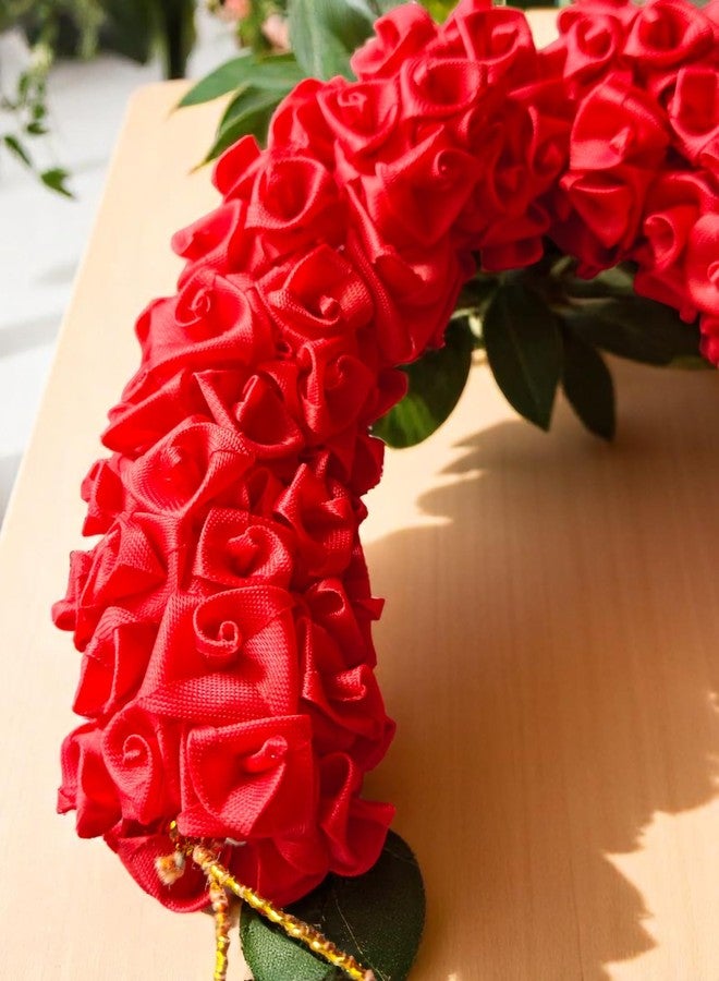 Chanderkash 1PC Artificial Mogra Gajra for Hair Bun - Traditional Jasmine Gajra Scrunchie - Elegant Floral Hair Accessory for Women & Girls - Image 5