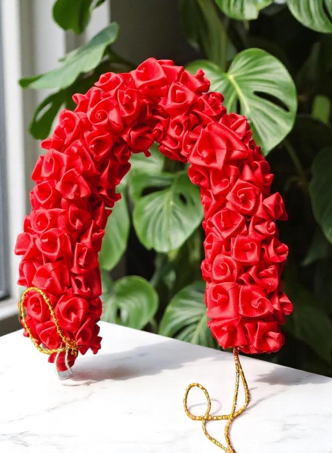 Chanderkash 1PC Artificial Mogra Gajra for Hair Bun - Traditional Jasmine Gajra Scrunchie - Elegant Floral Hair Accessory for Women & Girls - Image 1