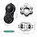 Gejoy 3 Pcs Fidget Toys Adults Set Handheld Fidgets Controller Pad Game Six Roller Chain Key Flippy Chain Autism Sensory for ADHD Add OCD Autism Anxiety Stress Relief Teen KidsBlack and Green - Image 3