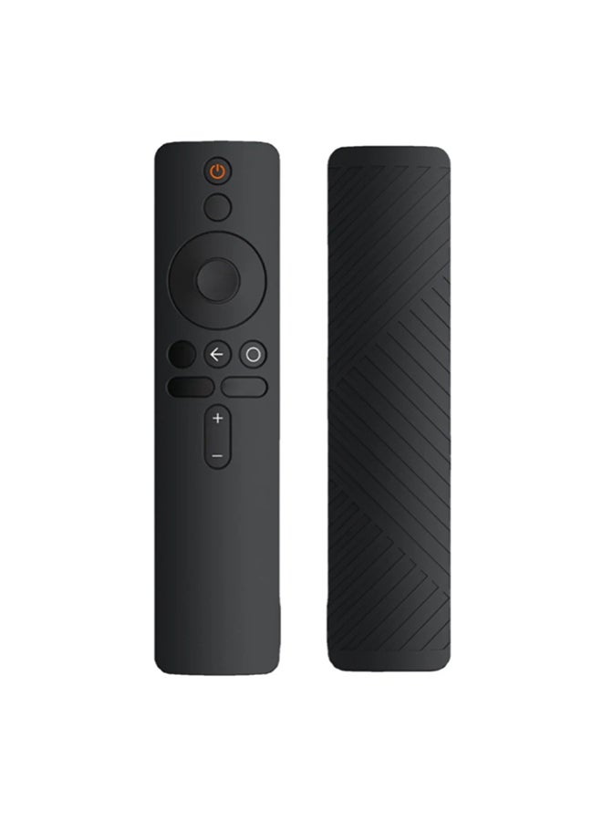 O Ozone Silicone Remote Control Protective Cover for Xiaomi Mi Box S/4X Mi TV Stick Smart Tv Box Controller Remote Skin Sleeve Shockproof Protector- Black  - Image 1