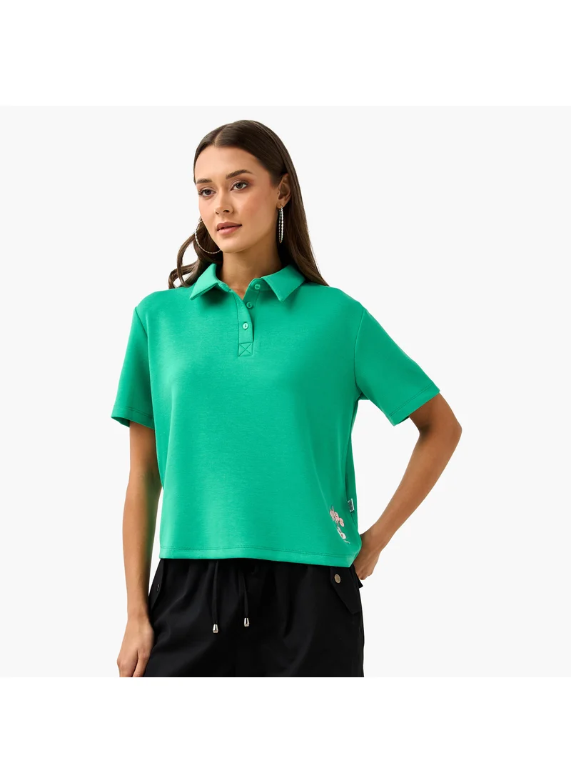 SP Characters Bugs Bunny Print Polo T-shirt