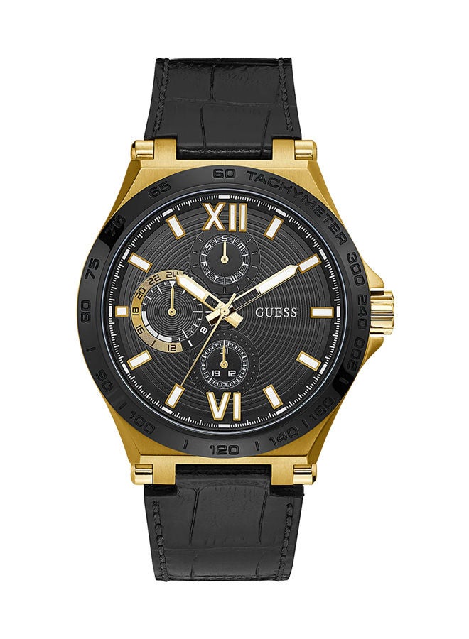 جس ساعة يد من الجلد كرونوغراف GW0204G1 - Image 1