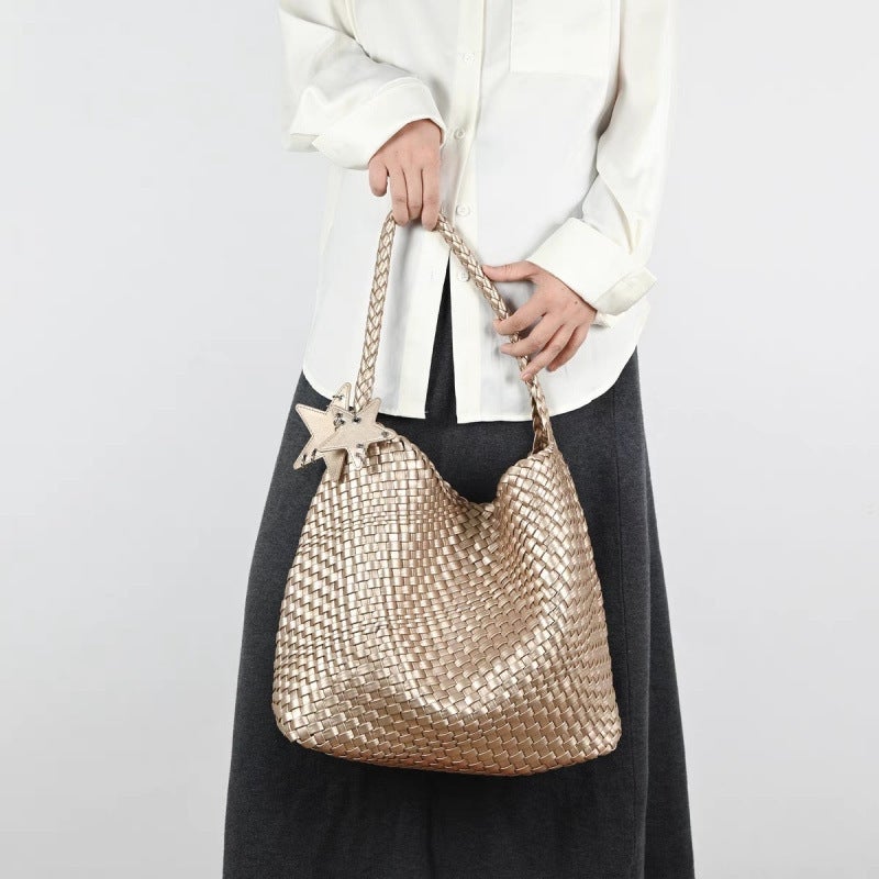 Women'S High-End Niche Design Large-Capacity Tote Bag Casual Lazy Style Single Shoulder Handheld Armpit Bag - Image 4