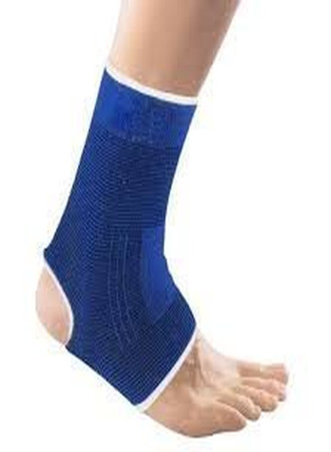 HANUMEX® Unisex Ankle Support for Sports Activity - Free Size, Blue - Ideal for Running, Gym, and Athletic Activities - Image 2