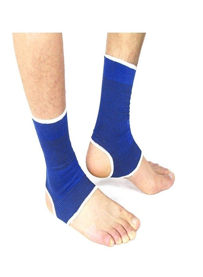 HANUMEX® Unisex Ankle Support for Sports Activity - Free Size, Blue - Ideal for Running, Gym, and Athletic Activities - Image 1