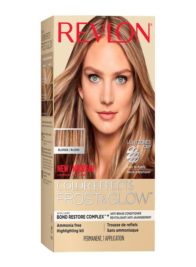 Revlon مجموعة تلوين الشعر من ريفلون، صبغة شعر دائمة، لتقنية البلاياج، والتفتيح، وأسلوب الأومبري، خالية من الأمونيا والبارابين، 20 أشقر، 8 أونصات (عبوة من 1) - Image 1