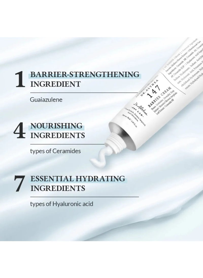 دي آر.ألثيا كريم دكتور ألثيا 147 بارير مرطب عميق وفعال لحماية حاجز البشرة 50 مل - Image 4