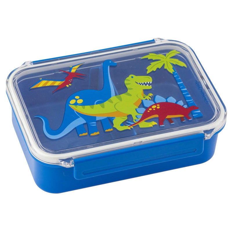 Stephen Joseph Dino Meal Holder  Polypropylene  7.125 in x 5.25 in x 2 in  BPA Free  Microwave and Dishwasher Safe - Image 1